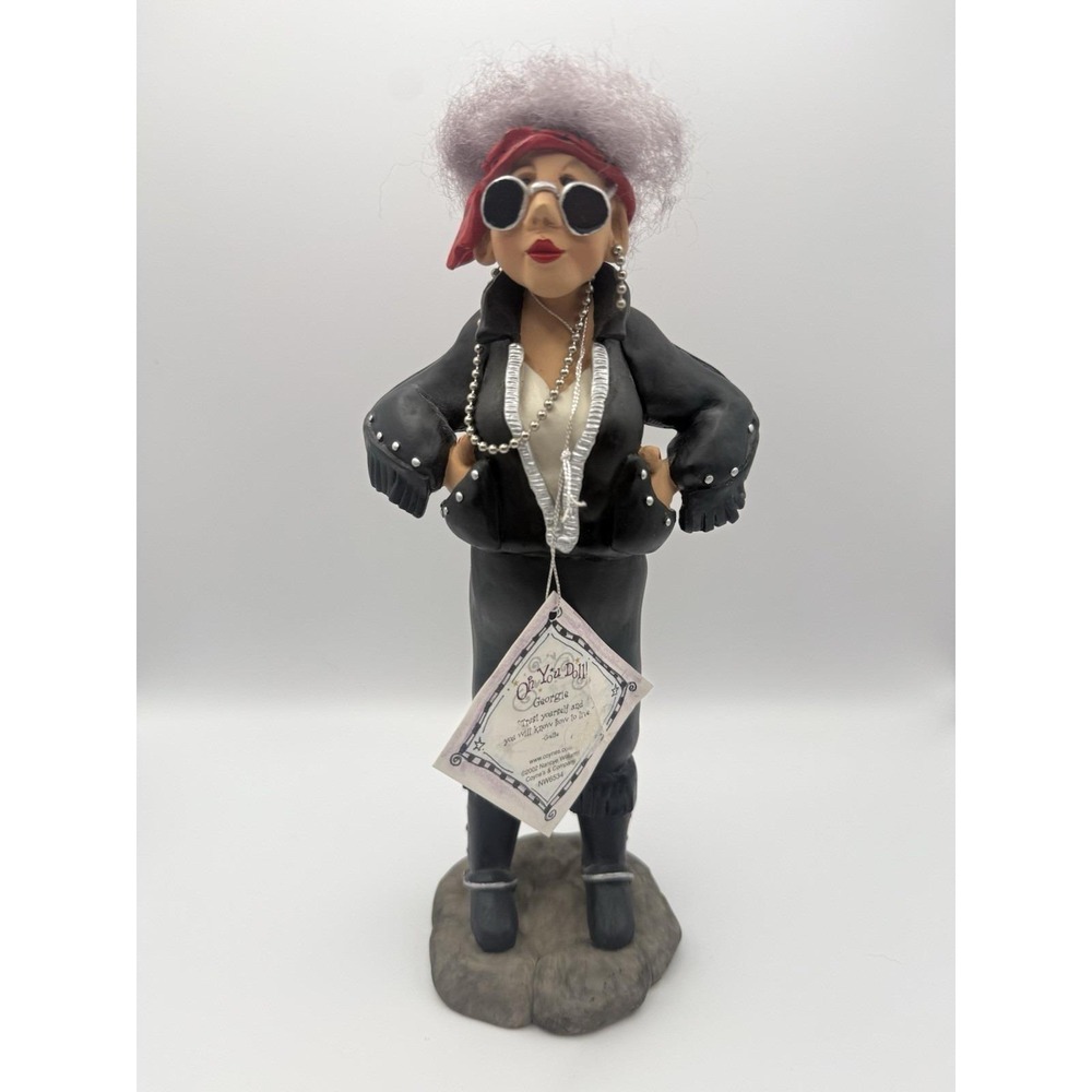 Coyne's Oh You Doll Georgie Figurine 2002 Sassy Lady Resin Collectible Decor‎